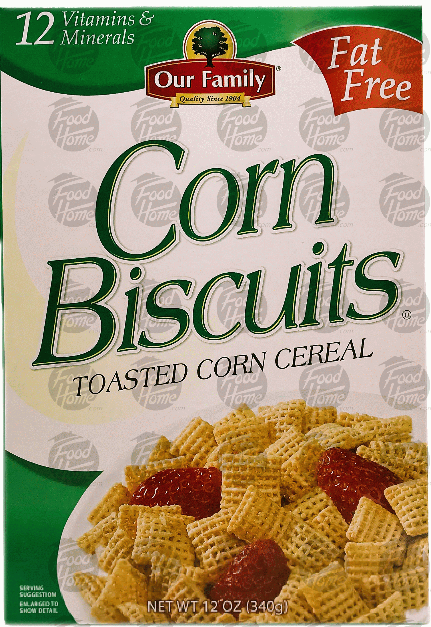 Our Family  corn biscuits toasted cereal Full-Size Picture